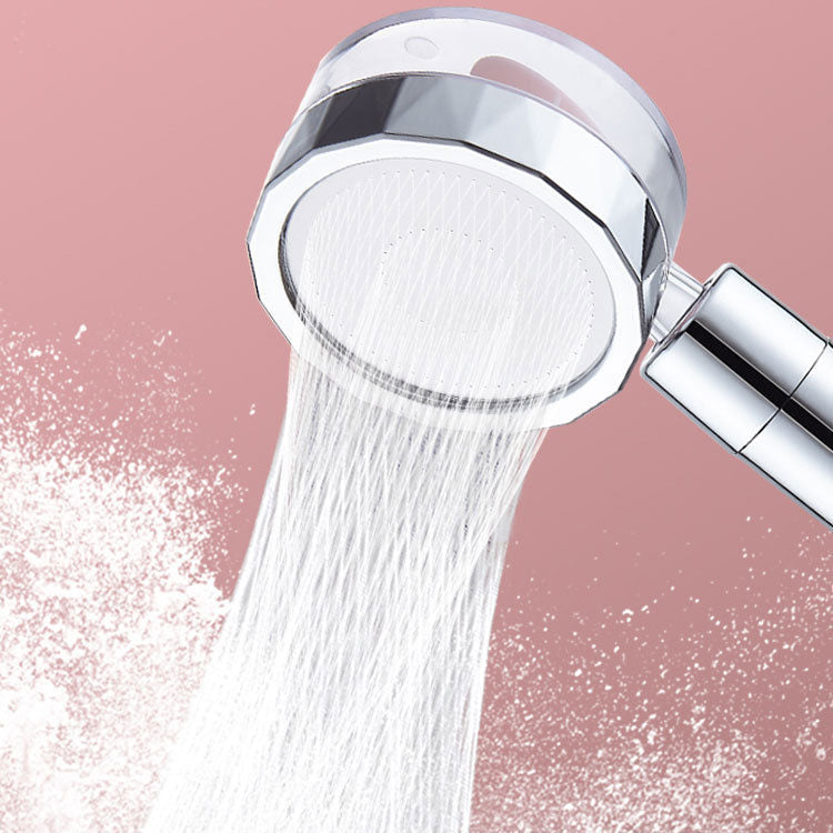 Lisslune | Contemporary Shower Head Combination Handheld Shower Plastic Wall Mounted Silver Shower Head