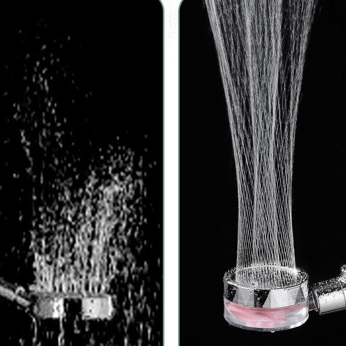Lisslune | Contemporary Shower Head Combination Handheld Shower Plastic Wall Mounted Silver Shower Head