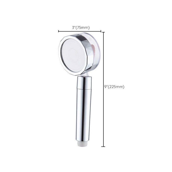 Lisslune | Contemporary Shower Head Combination Hand Shower Plastic Wall Mount Silver Shower Head