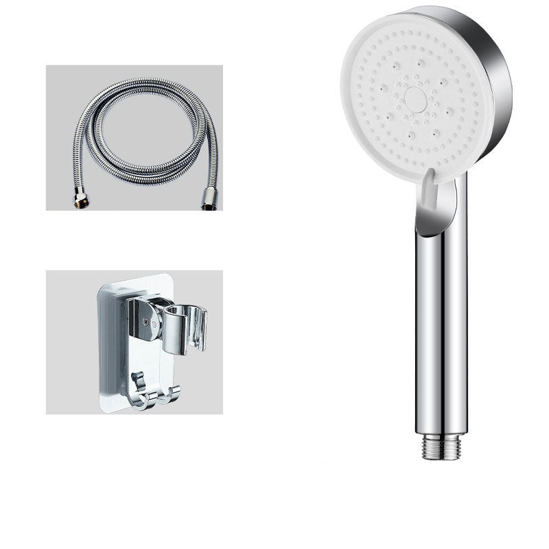 Lisslune | Contemporary Shower Head Combination Hand Shower Plastic Wall Mount Round Shower Combination
