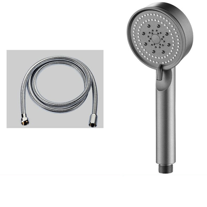Lisslune | Contemporary shower head combination hand shower plastic wall-mounted round shower combination