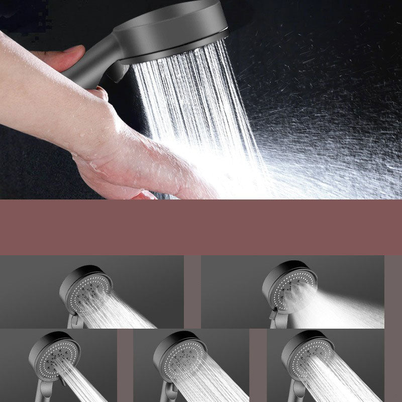 Lisslune | Contemporary shower head combination hand shower plastic wall-mounted round shower combination
