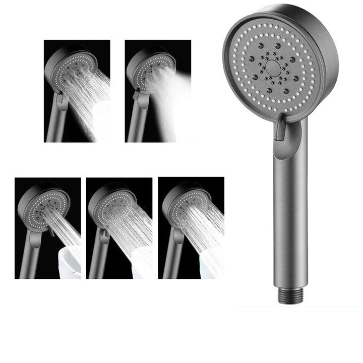 Lisslune | Contemporary shower head combination hand shower plastic wall-mounted round shower combination