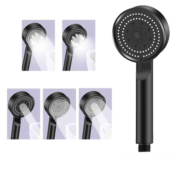 Lisslune | Contemporary Shower Head Combination Hand Shower Plastic Wall Mount Round Shower Combination