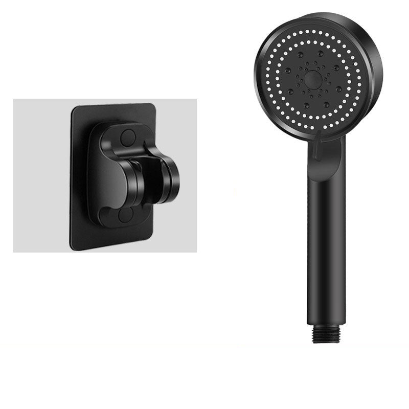 Lisslune | Contemporary shower head combination hand shower plastic wall-mounted round shower combination