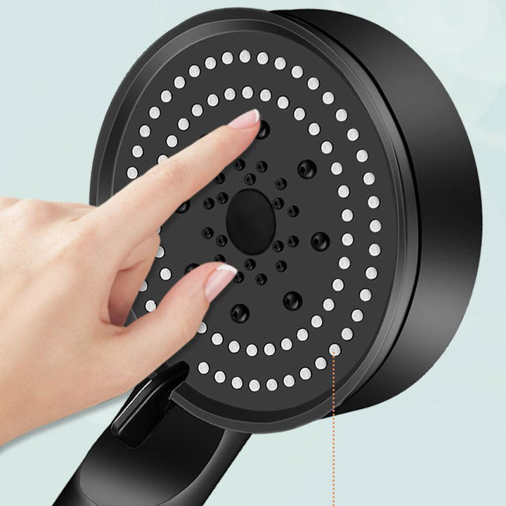 Lisslune | Contemporary Shower Head Combination Hand Shower Plastic Wall Mount Round Shower Combination