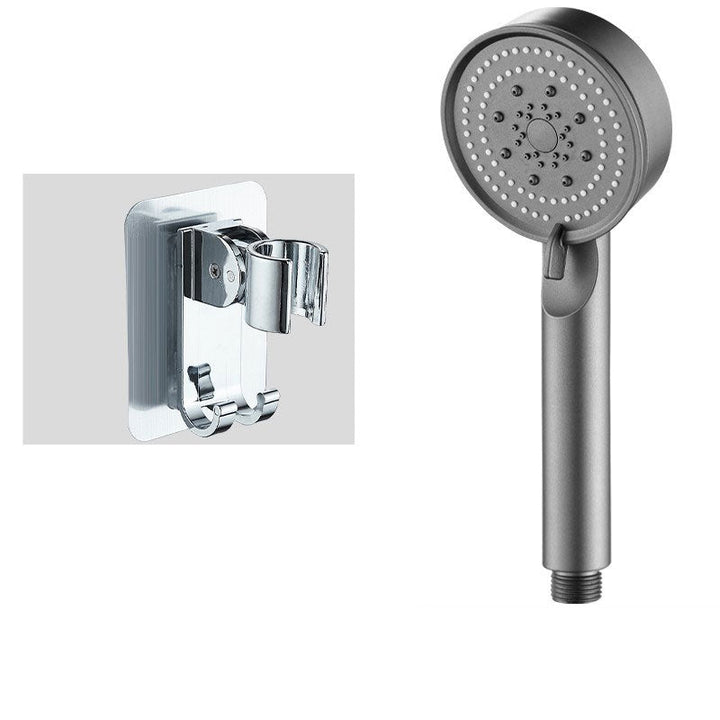 Lisslune | Contemporary shower head combination hand shower plastic wall-mounted round shower combination