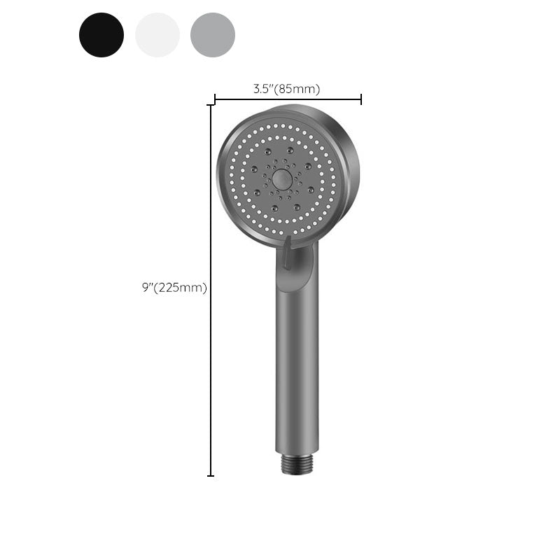 Lisslune | Contemporary shower head combination hand shower plastic wall-mounted round shower combination