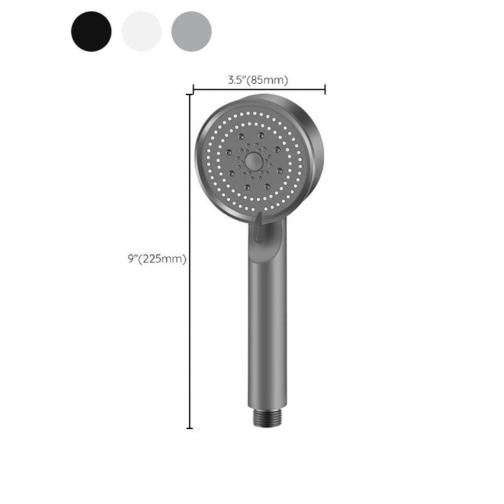 Lisslune | Contemporary shower head combination hand shower plastic wall-mounted round shower combination