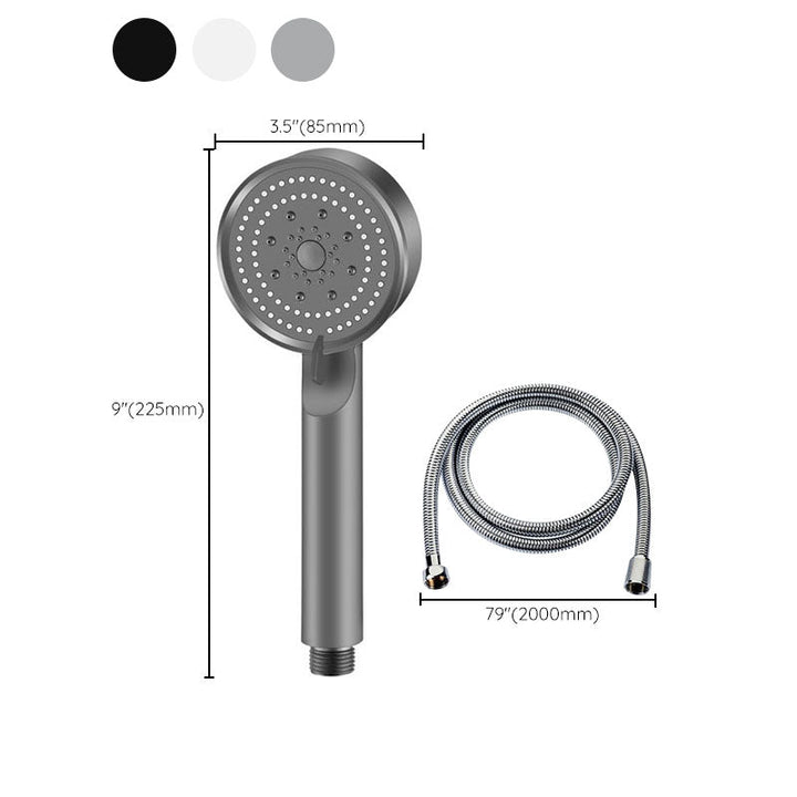 Lisslune | Contemporary Shower Head Combination Hand Shower Plastic Wall Mount Round Shower Combination