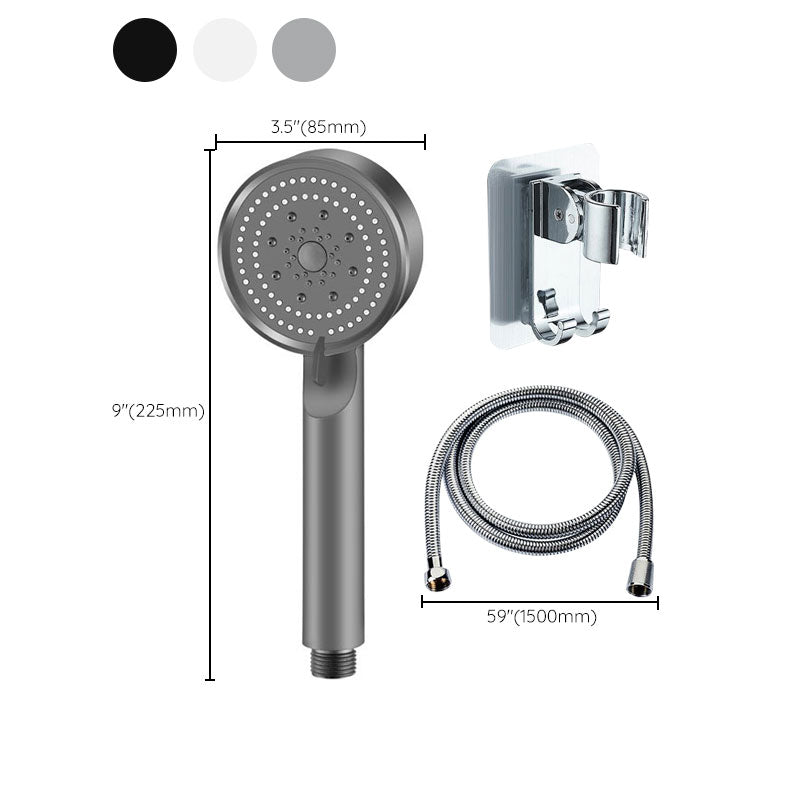 Lisslune | Contemporary Shower Head Combination Hand Shower Plastic Wall Mount Round Shower Combination