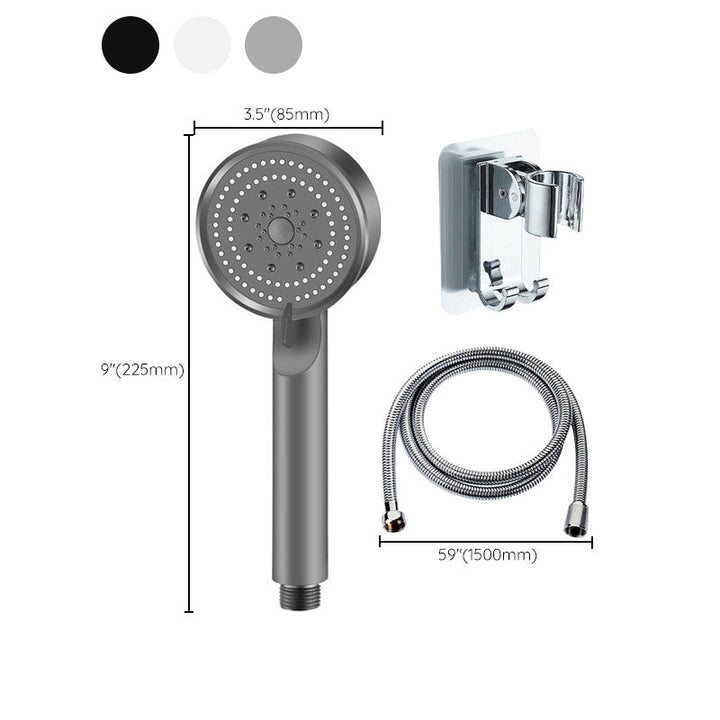 Lisslune | Contemporary Shower Head Combination Hand Shower Plastic Wall Mount Round Shower Combination