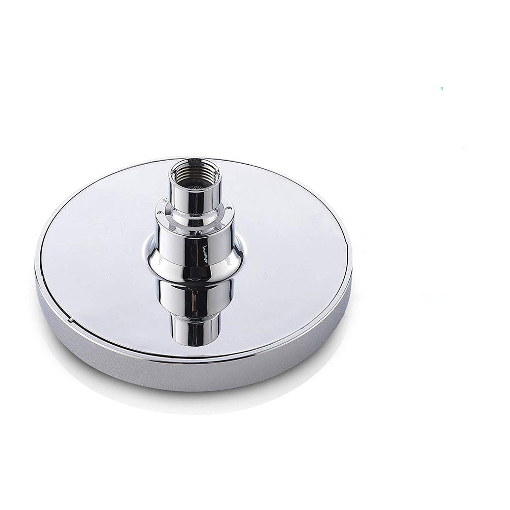 Lisslune | Contemporary Fixed Shower Head Round Metal Spray Head in Silver