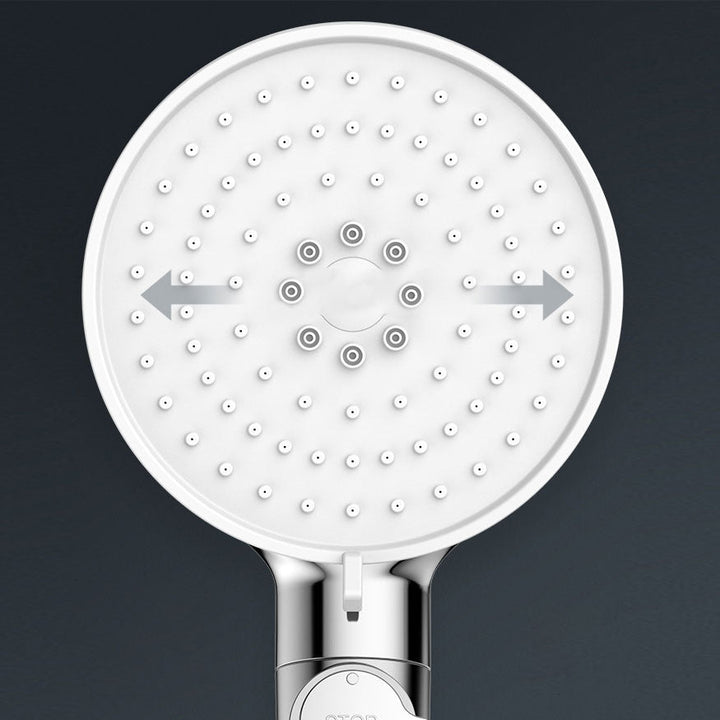 Lisslune | Contemporary Hand Shower Round Shower Head Combo in Silver