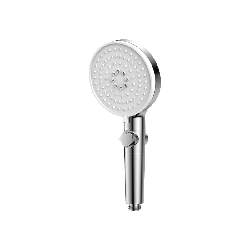 Lisslune | Contemporary Hand Shower Round Shower Head Combo in Silver