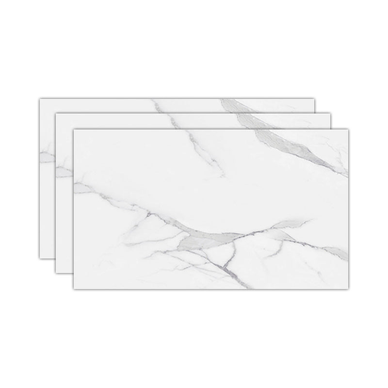 Lisslune | Peel and Stick Vinyl Floor Low Gloss Vinyl Floor with Marble Look
