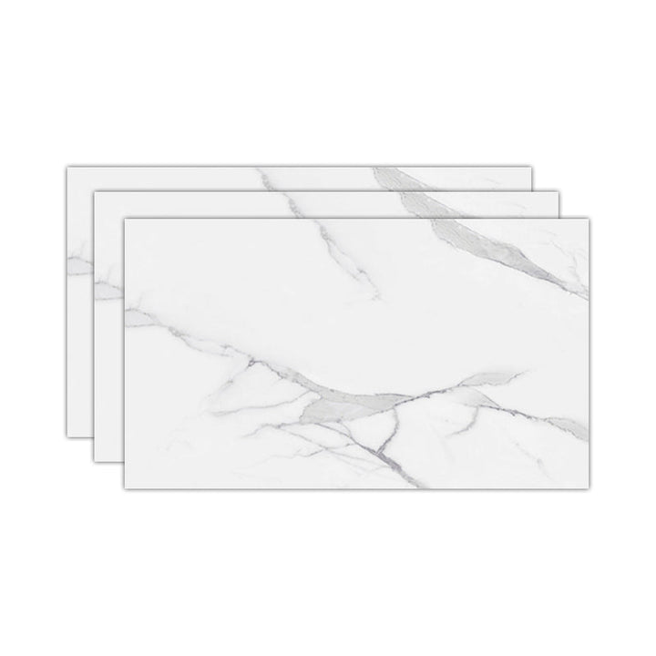 Lisslune | Peel and Stick Vinyl Floor Low Gloss Vinyl Floor with Marble Look