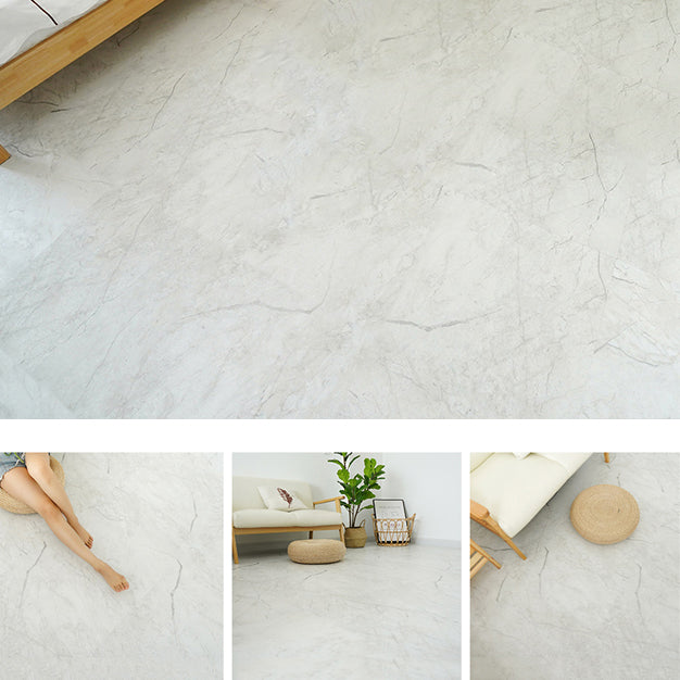 Lisslune | Peel and Stick Vinyl Floor Fabric Look Vinyl Floor with Square Edge