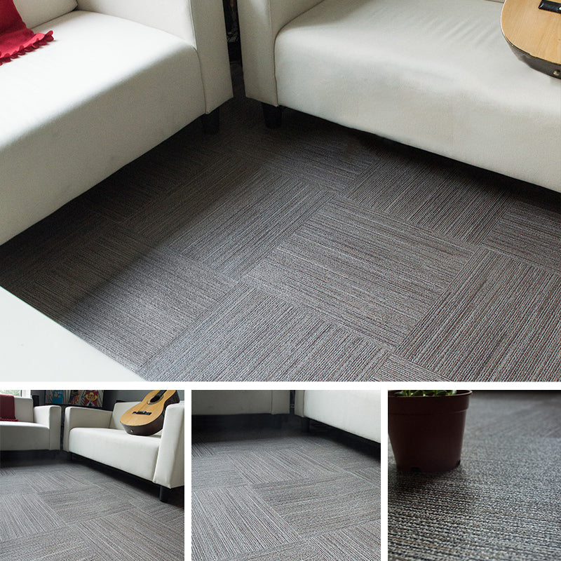Lisslune | Peel and Stick Vinyl Floor Fabric Look Vinyl Floor with Square Edge