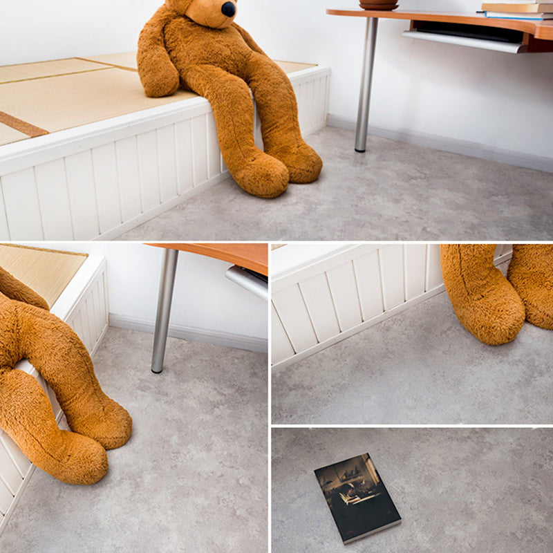 Lisslune | Peel and Stick Vinyl Floor Fabric Look Vinyl Floor with Square Edge