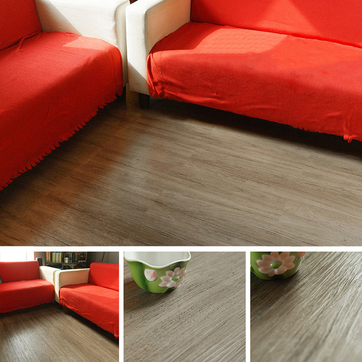 Lisslune | Peel and Stick Vinyl Floor Fabric Look Vinyl Floor with Square Edge