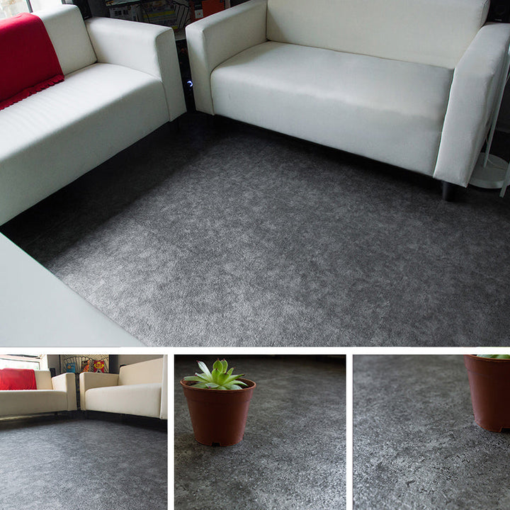 Lisslune | Peel and Stick Vinyl Floor Fabric Look Vinyl Floor with Square Edge