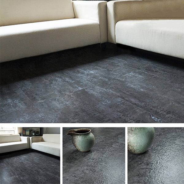 Lisslune | Peel and Stick Vinyl Floor Fabric Look Vinyl Floor with Square Edge