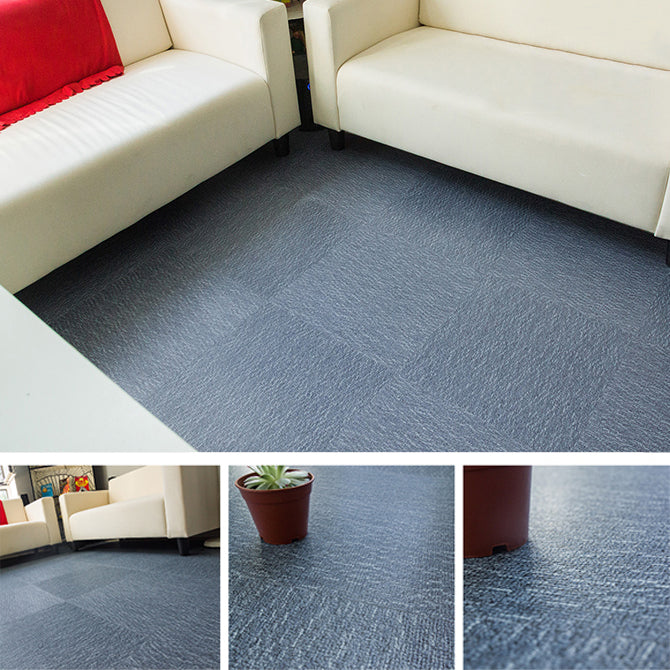 Lisslune | Peel and Stick Vinyl Floor Fabric Look Vinyl Floor with Square Edge