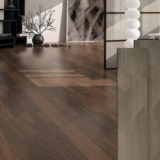 Lisslune | Water-resistant laminate click-lock brown wood laminate flooring