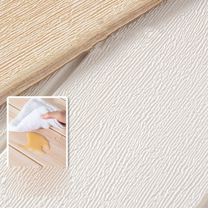 Lisslune | Farmhouse Wall Planks Wood Grain Bedroom and Living Room Wall Panels