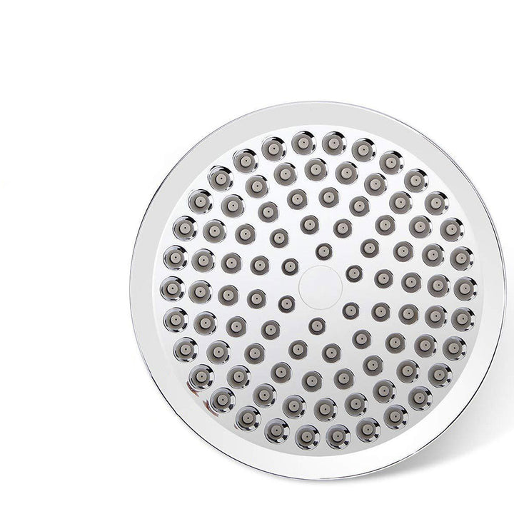 Lisslune | Modern Standard Shower Set Double Round Metal Adjustable Spray Pattern Shower Head