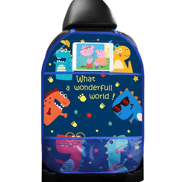Lisslune | Cartoon Car Seat Back Holder with Storage Organizer