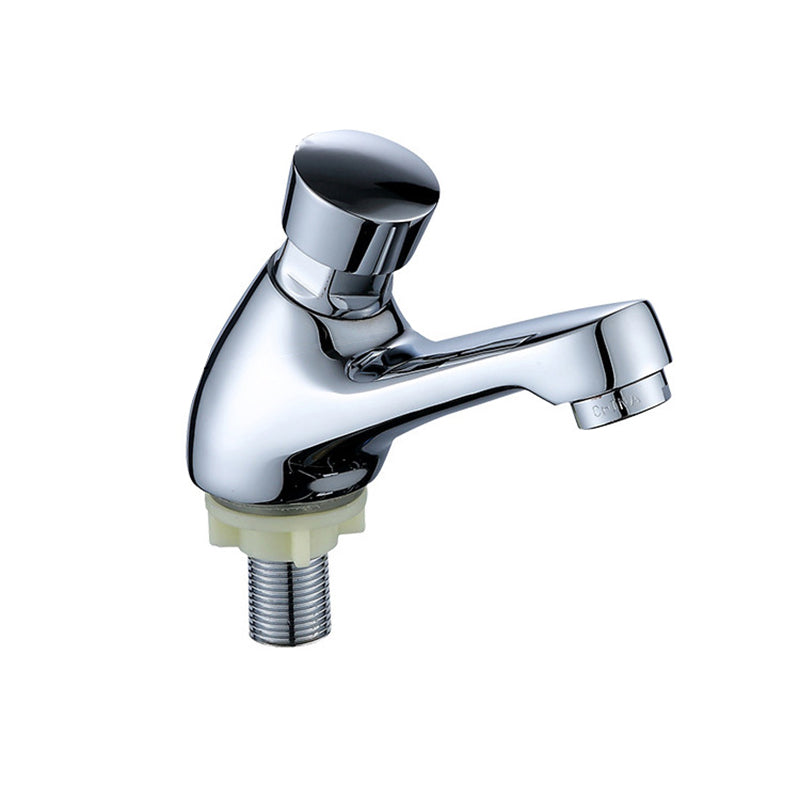 Lisslune | Modern sink faucet with brass knob handle, low arc, washbasin faucet