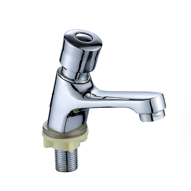 Lisslune | Modern sink faucet with brass knob handle, low arc, washbasin faucet