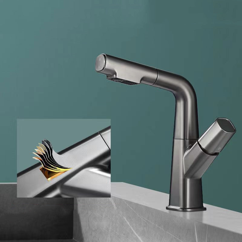 Lisslune | Single-Lever Faucet Contemporary Style Basin Faucet for Bathroom