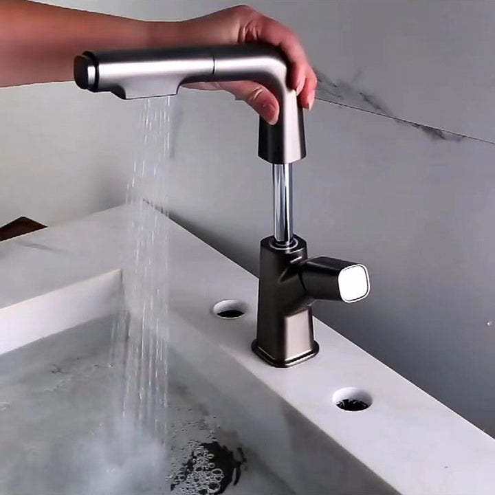 Lisslune | Single-Lever Faucet Contemporary Style Basin Faucet for Bathroom