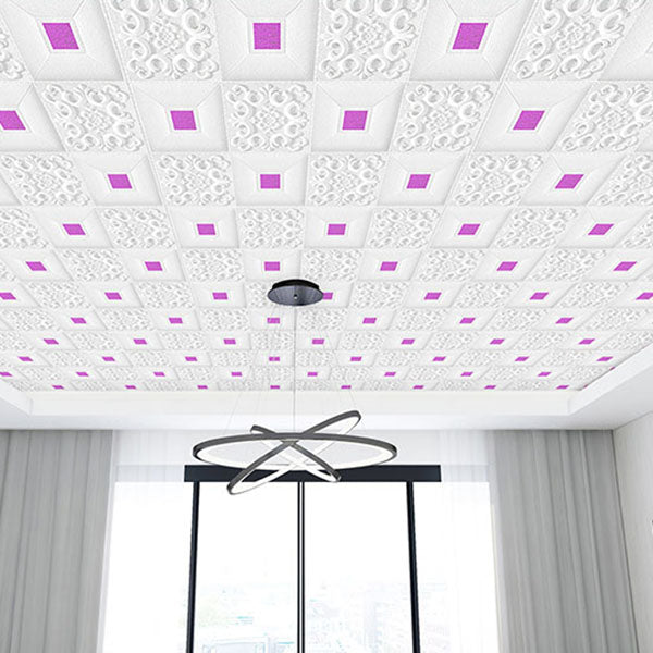 Lisslune | Modern Tin Back Wall Covering Smooth Wall Ceiling XPE Cotton Set of 1