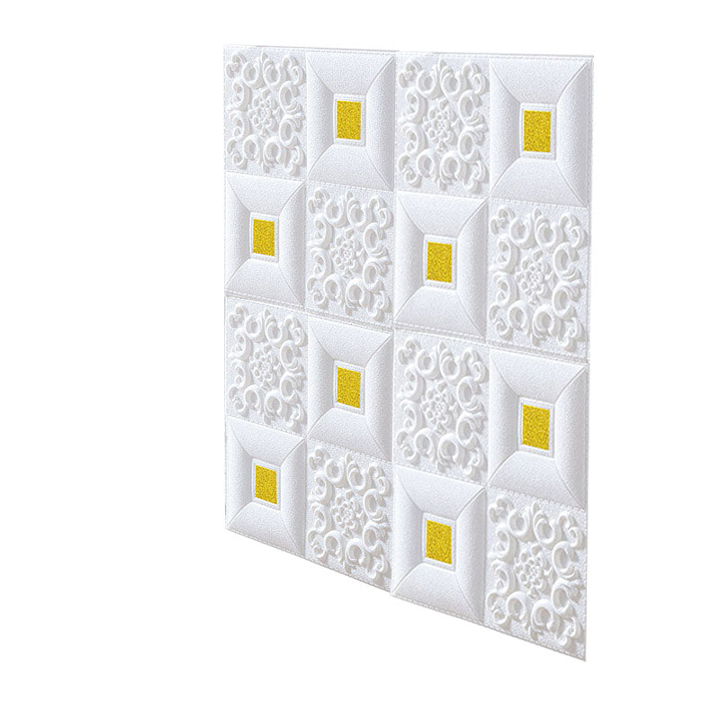 Lisslune | Modern Tin Back Wall Covering Smooth Wall Ceiling XPE Cotton Set of 1