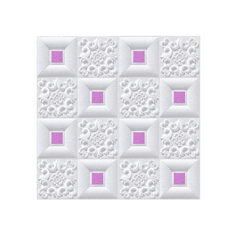 Lisslune | Modern Tin Back Wall Covering Smooth Wall Ceiling XPE Cotton Set of 1