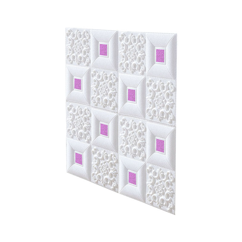 Lisslune | Modern Tin Back Wall Covering Smooth Wall Ceiling XPE Cotton Set of 1