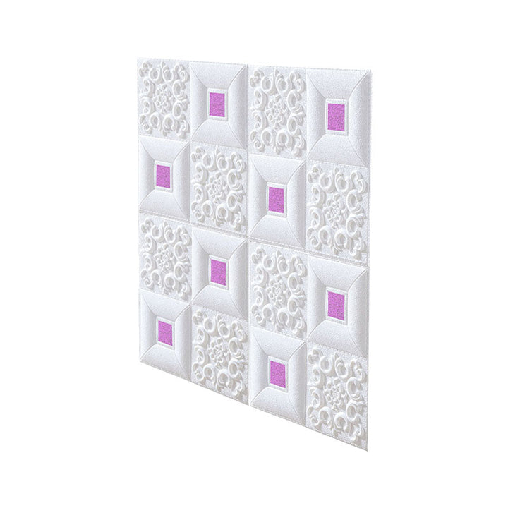 Lisslune | Modern Tin Back Wall Covering Smooth Wall Ceiling XPE Cotton Set of 1
