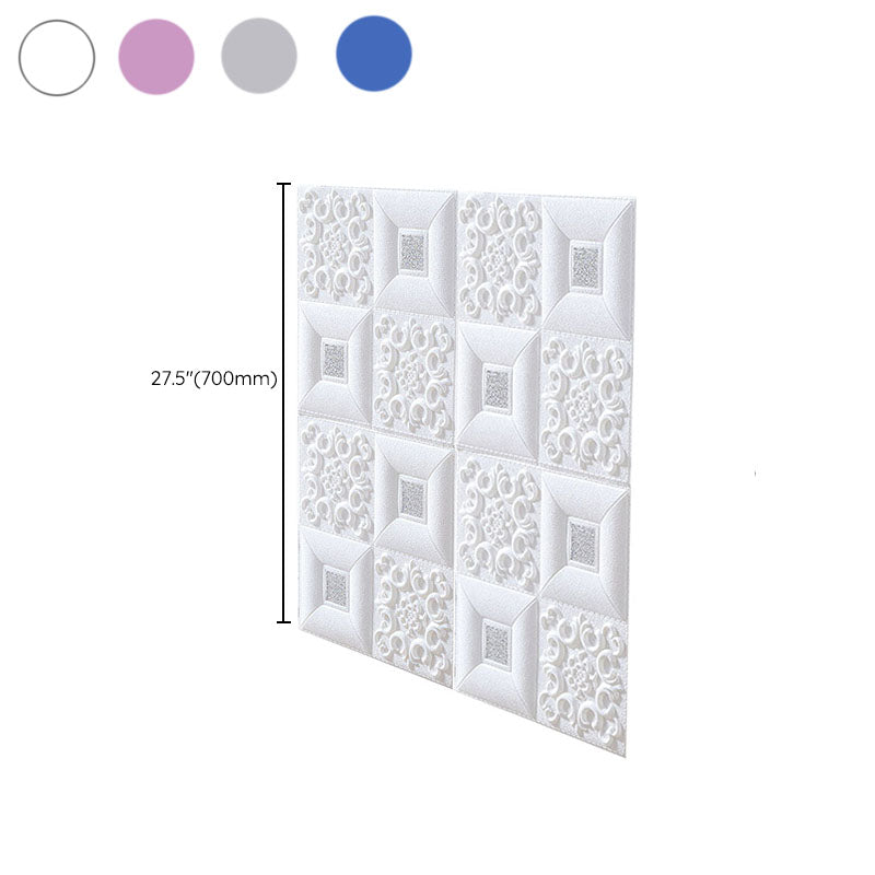 Lisslune | Modern Tin Back Wall Covering Smooth Wall Ceiling XPE Cotton Set of 1