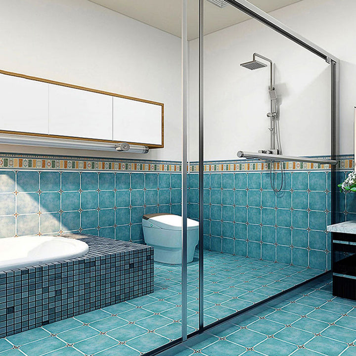 Lisslune | Peel and Stick PVC Floor Covering Matte Vinyl Flooring with Square Edge