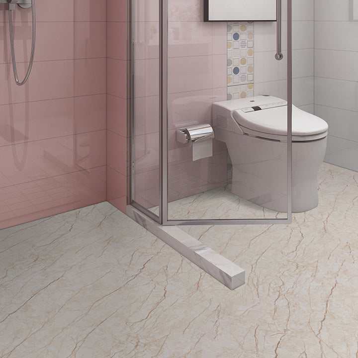 Lisslune | Modern PVC flooring Peel and Stick porcelain tile look vinyl plank flooring