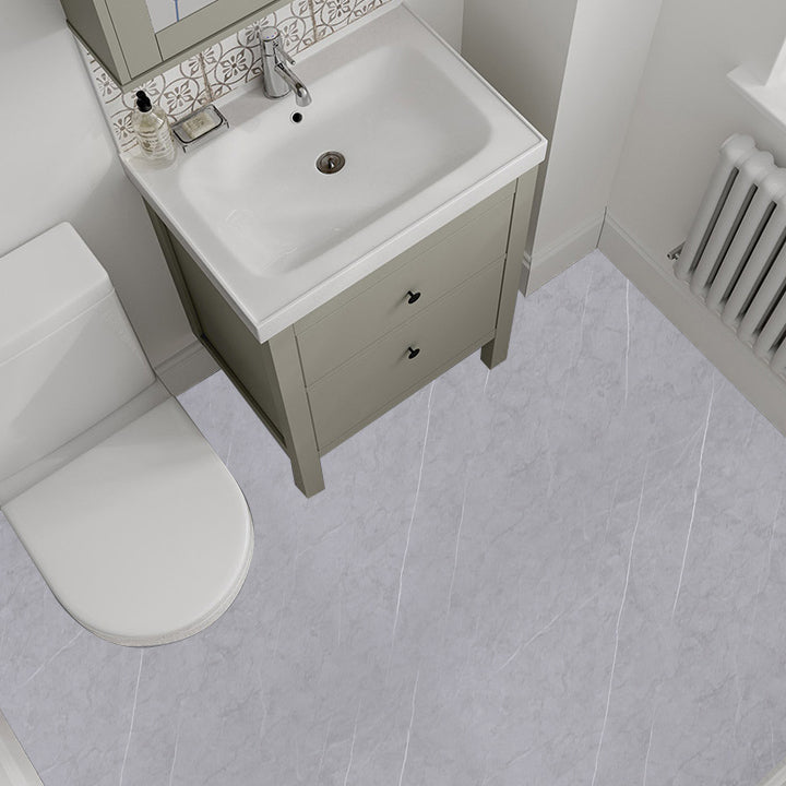Lisslune | Modern PVC flooring Peel and Stick porcelain tile look vinyl plank flooring