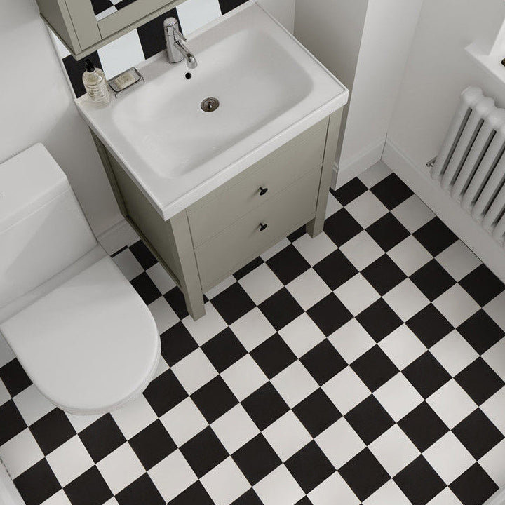 Lisslune | Modern PVC flooring Peel and Stick porcelain tile look vinyl plank flooring