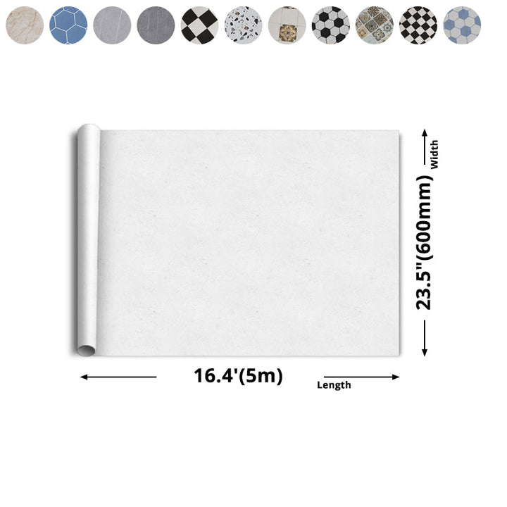Lisslune | Modern PVC flooring Peel and Stick porcelain tile look vinyl plank flooring
