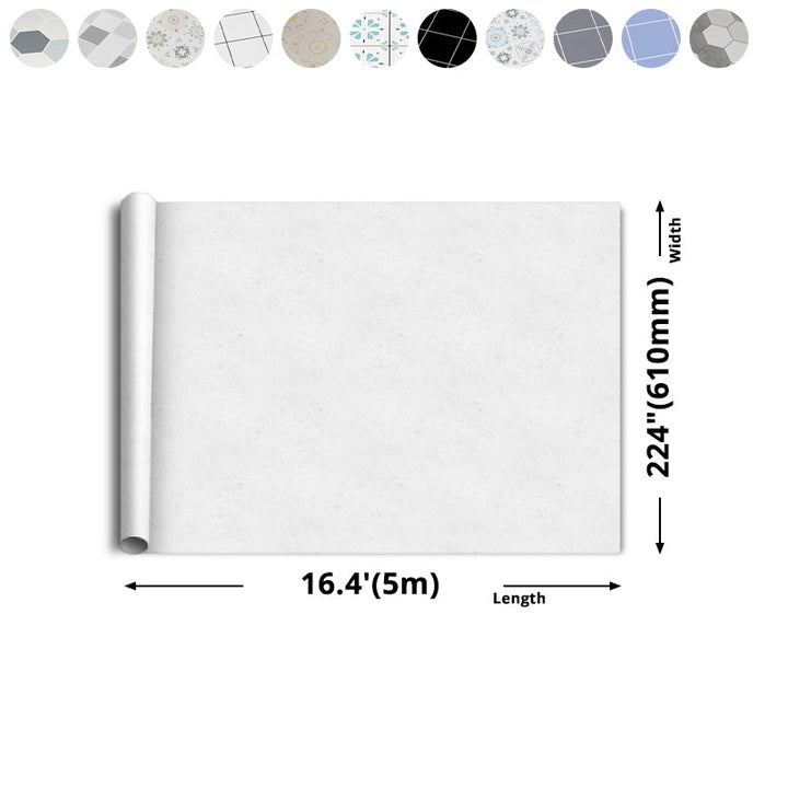 Lisslune | Modern vinyl floor planks peel & stick grid print PVC flooring