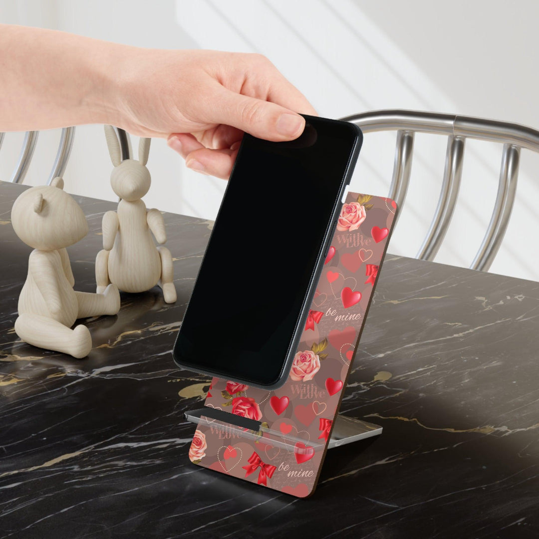 Lisslune | Modern geometric Valentine's Day smartphone holder
