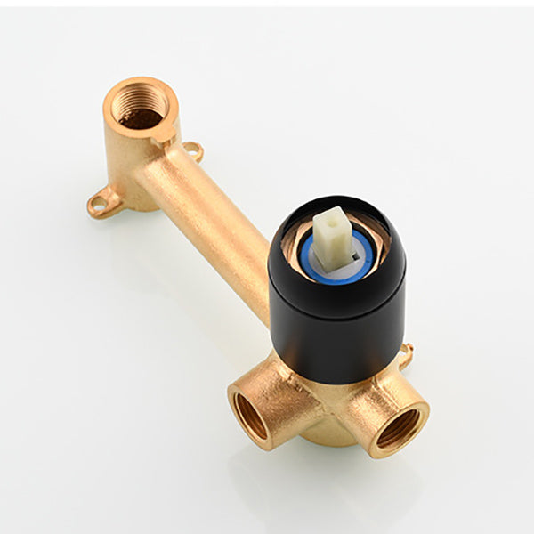Lisslune | Single Hole Wall Mounted Bathroom Faucet Swivel Spout Sink Faucet